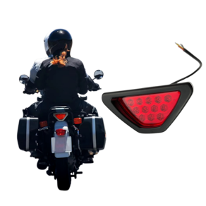 Luz De Freio Brake Light Triangular F1 Universal Moto Strobo