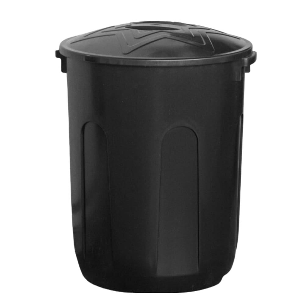 Cesto com Tampa Ideal para Armazenar Lixo e Roupa 60 Litros