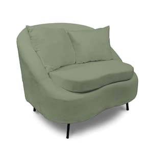 Poltrona Decorativa Orgânica Pé Ferro Pto Zaya Bouclê Menta C05 - D`Rossi
