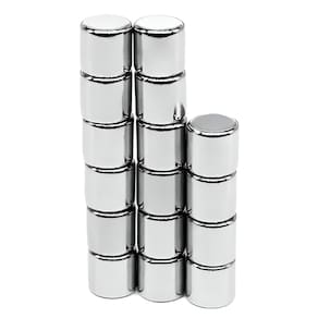 50Un. Imã De Neodímio Forte Trava Tudo Cilindro 5x5mm - N35