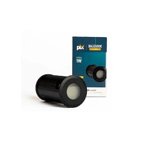 Pix Balizador 1w 30 Graus 3000k Redondo Preto 3.650.6708