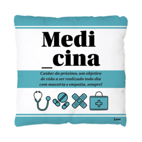 Almofada Quadrada Profissões - Medicina