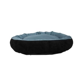 Cama Pet Comfy Preto/Azul 70x70x20cm