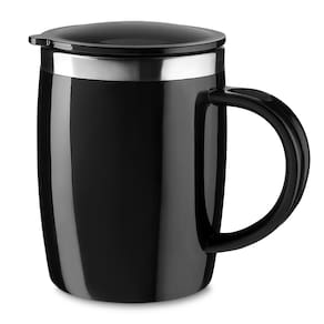 Caneca Térmica com Tampa de 400ml Inox Colors