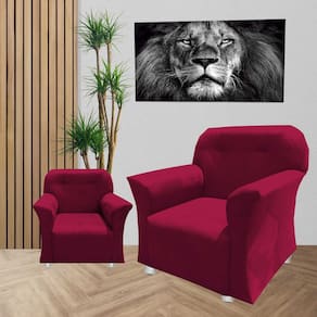 Combo Poltronas Amamentação Reforçadas Jolie Para Mamae e Jolie Infantil Vermelho