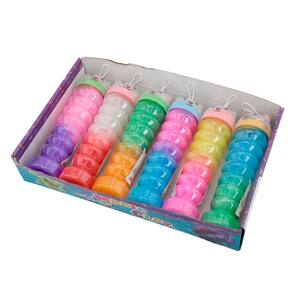 Slime Lama Cristal Ursito - 6 Unidades de Diversão Brilhante