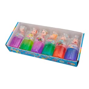 Slime Lama Cristal Boneca c/ Chaveiro Exclusivo (6 Unidades)