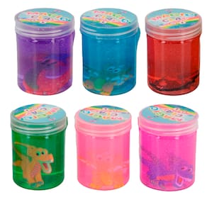 Slime Lama de Cristal Dinossauros - Diversão Pré-Histórica!