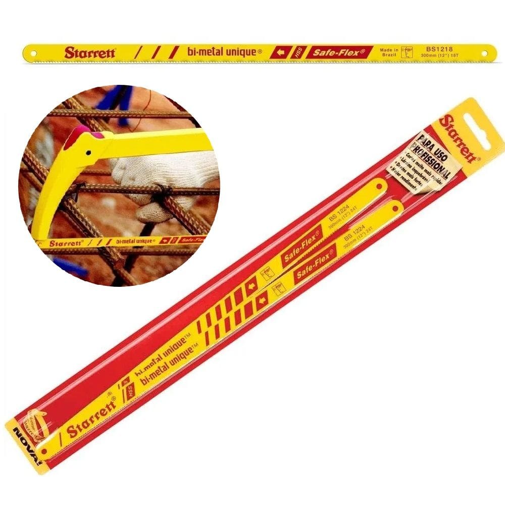 Lâmina Serra 24z 12 Bi-Metal Cartela C/ 2 Peças Starrett