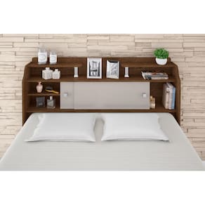 Cabeceira Casal Elisa Conjunto Box Colchão 138Cm Cor Flex