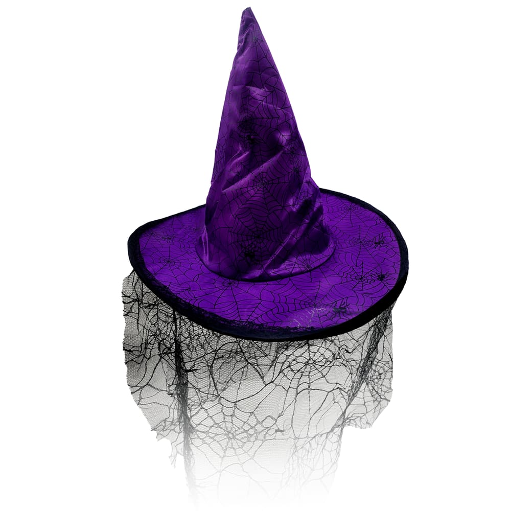 Chapéu Bruxinha Véu (12 Unidades)