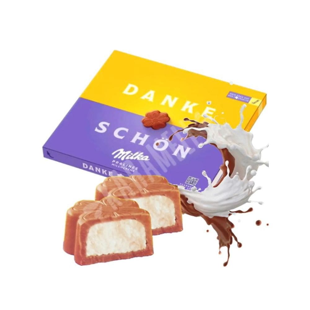 Chocolate Milka Thank You Pralines Milk Crème 110g - Importado