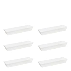 Conjunto De Travessa Stillo 4l 6 Peças Branco Em Polipropileno Linha Tropical Vem