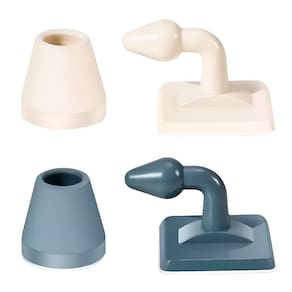 Trava Segurança Prendedor De Porta Anti Impacto Em Silicone