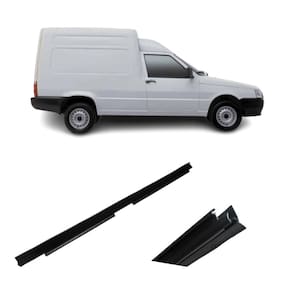 Pestana Vidro Interna Borracha Porta Esquerda Fiorino Todas [F103]