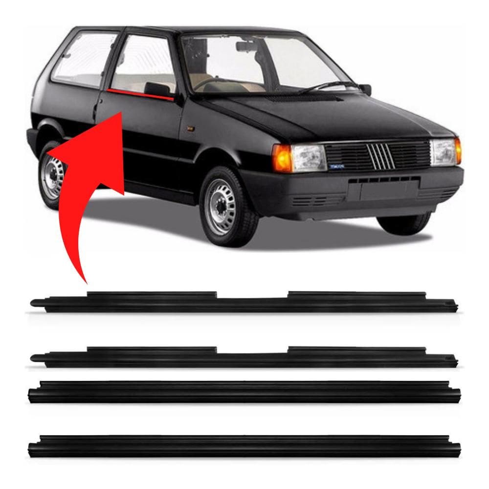 Jogo Pestana Vidro Externa Interna Uno Mille Uno 2 Portas [F103]