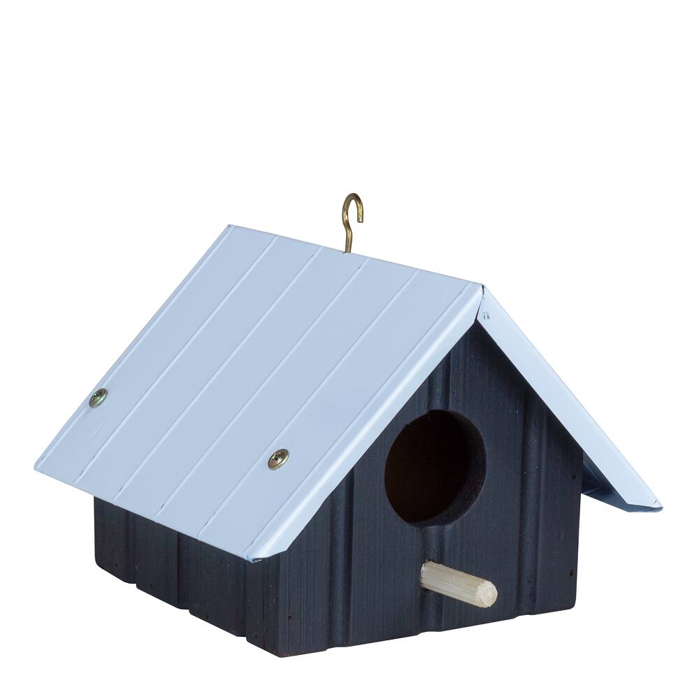 Casinha de Pássaro Galvanizado