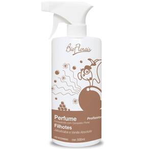 Perfume Para Cachorro com Floral Filhotes Bio Florais Cheirinho de bebê 500ml