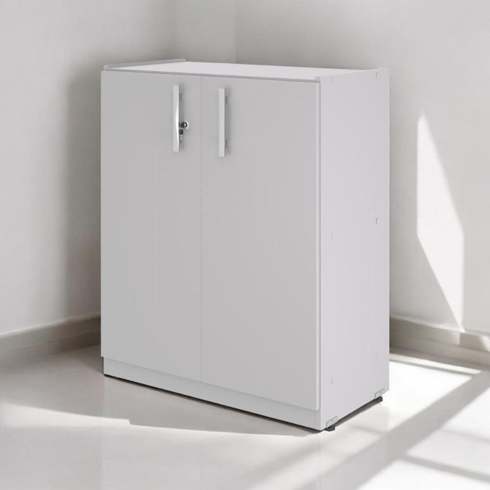 Armário Balcão 02 Portas Light Cinza