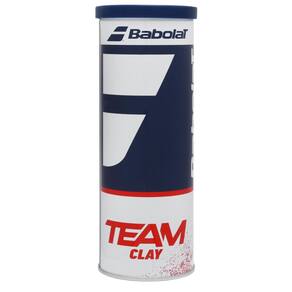 Bola de Tênis Babolat Team Clay Tubo em Lata com 3 Bolas