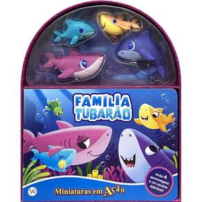 Miniaturas em Ação - Família tubarão