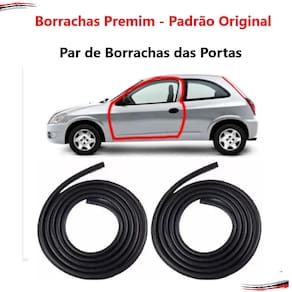 Par Borracha Porta Premium Corsa Celta Prisma Todos [F103]