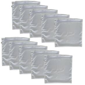Kit 10 Capas De Almofada Cetim Branca 35x35 Ideal Sublimação Branco