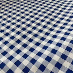 1 Metro Tecido Tricoline Xadrez 1.50 Largura Azul