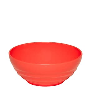 Bowl Oriental Redonda 500ml Coral Em Polipropileno Linha Tendência Vem