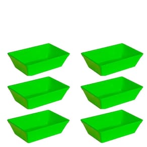 Conjunto De Travessa Stillo 2l 6 Peças Verde Em Polipropileno Linha Tropical Vem