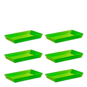 Conjunto De Travessa Stillo Rasa 4,5l 6 Peças Verde Em Polipropileno Linha Tropical Vem