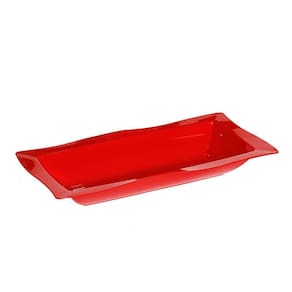 Saladeira Moove Retangular 5l Vermelha Em Polipropileno Linha Tropical Vem