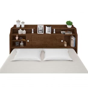 Cabeceira Casal Elisa Conjunto Box Colchão 138cm Cor Flex