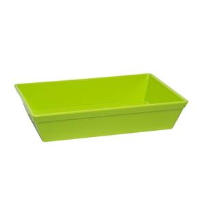 Travessa Stillo Retangular 5l Verde Em Polipropileno Linha Tropical Vem