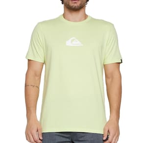 Camiseta Quiksilver Mini Comp SM25 Masculina Verde Claro