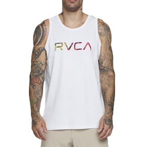 Regata RVCA Floral Frame SL SM25 Masculina Branco
