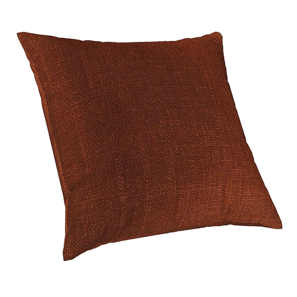 Capa De Almofada Decorativa Moderna 50x50cm Suede Terracota