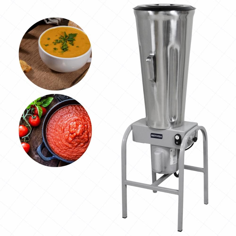 Liquidificador Basculante 25 Litros Industrial LQL25 Leve Metvisa