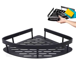 Suporte Shampoo Sabonete Banheiro de Canto Organizador Lavanderia Multiuso Box Prateleira Pendurar Cosmeticos Cozinha Casa