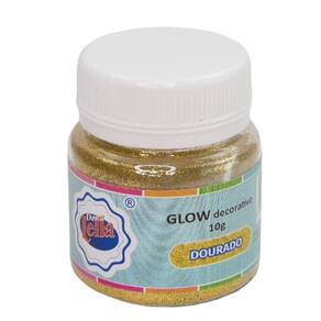 Pó Para Decoração Glow Dourado 10g Donna Lella