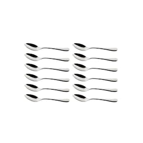 Jogo De Colher De Café Bistrô Inox Brinox Kit 12 Peças
