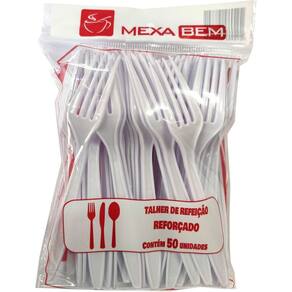 Garfo Refeicao- Master- Branco C/20X50 Un.(Mexa Bem)