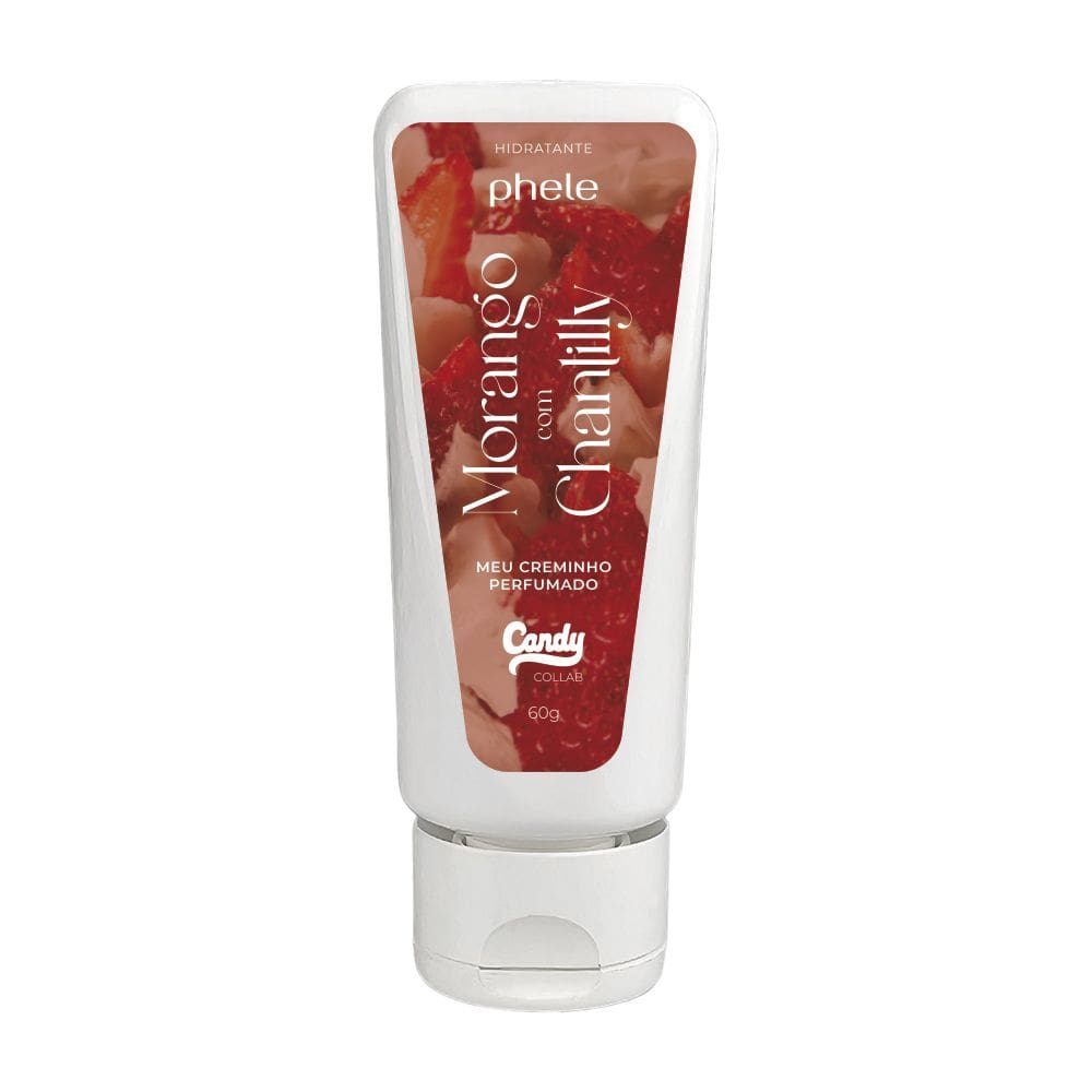 Meu Creminho Candy Perfumado (60g) Fragrância: Morango com Chantilly