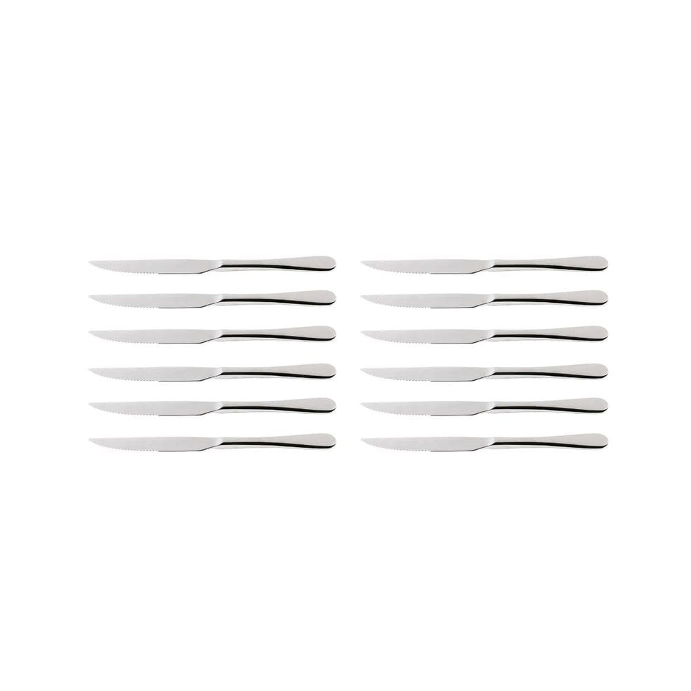 Jogo De Faca P/ Churrasco Bistrô Inox Brinox Kit 12 Peças