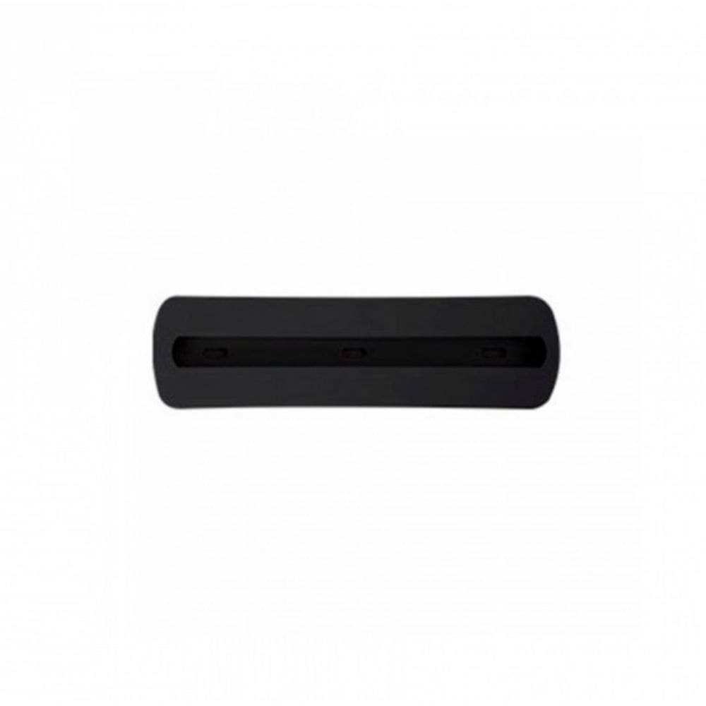 Canopla Retangular Preto Para Trilho Nordecor