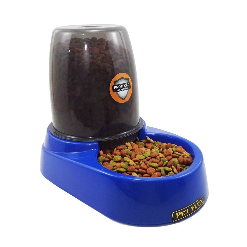 Comedouro Automático Com Reservatório de Ração Bistrô Pet Flex para Cães e Gatos