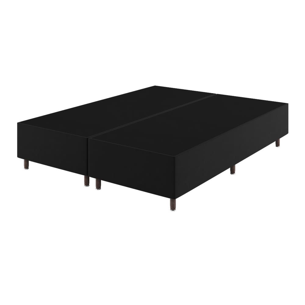 Base Box King Size Class (38x193x203cm) Preto - Casa Giulia