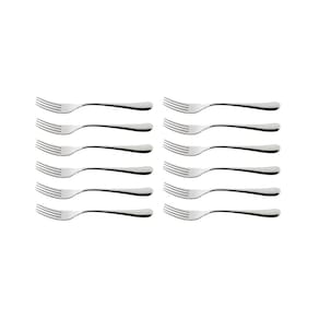 Jogo De Garfo De Mesa Bistrô Inox Brinox Kit 12 Peças