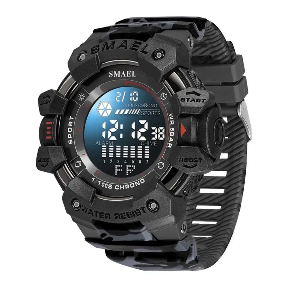 Relógio Masculino Esportivo Smael 8050mc Camo Black