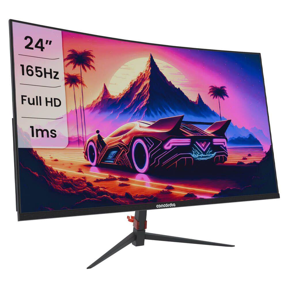 Monitor Concórdia Gamer Curvo CZ238F 23.8” 165hz LED Full HD HDMI DP USB SRGB 99% Freesync Premium